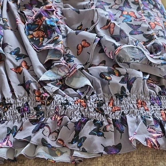 Ted Baker Multicolor Patterned Top - Picture 4 of 8